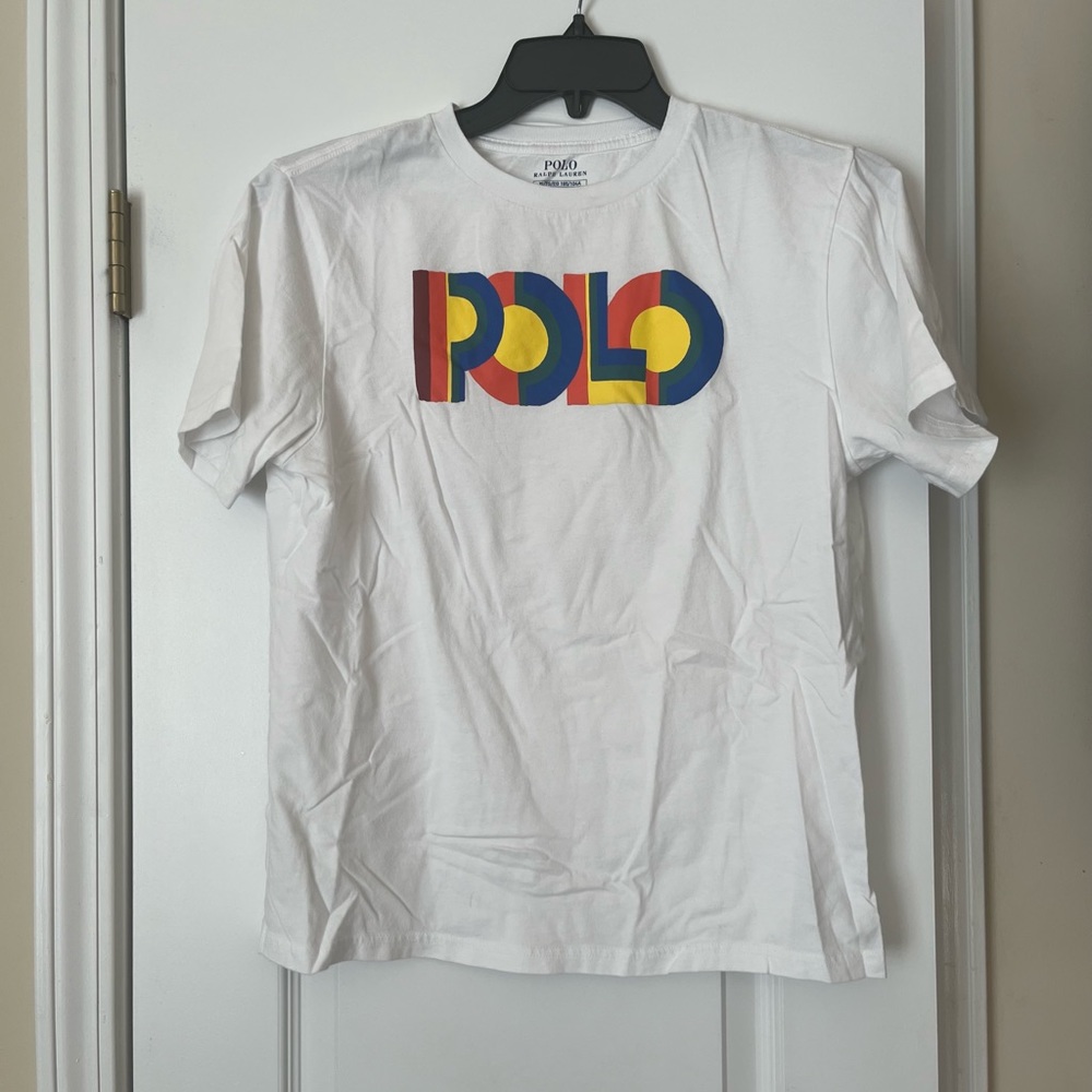 Gently used big kids, XL polo by Ralph Lauren T-shirt